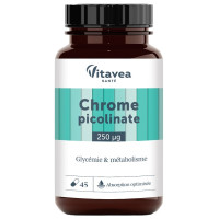 Vitavea Chrome Picolinate 250µg : Régule glycémie & métabolisme