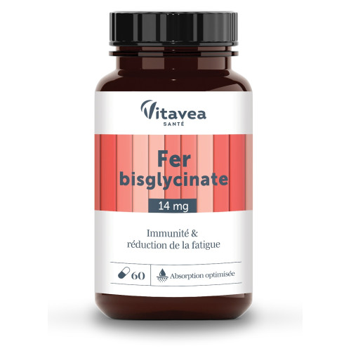 Vitavea Fer 14mg : Complément Fatigue & Immunité - 60 Gélules