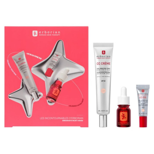 Coffret Erborian Incontournables : Trio Éclat & Protection SPF30