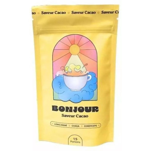 Bonjour Drink : Cacao Adaptogène - Sans Caféine - 15 Portions