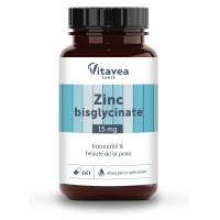 Zinc Bisglycinate Vitavea - 60 gélules : Immunité & Peau éclatante