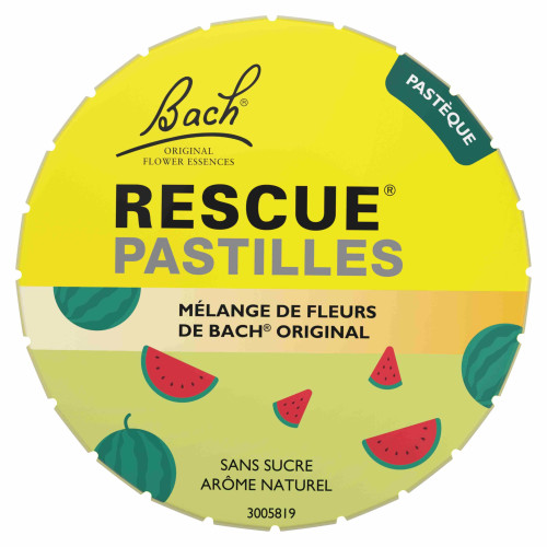 Fleurs de Bach Rescue Pastèque : Apaisement Instantané Sans Sucre