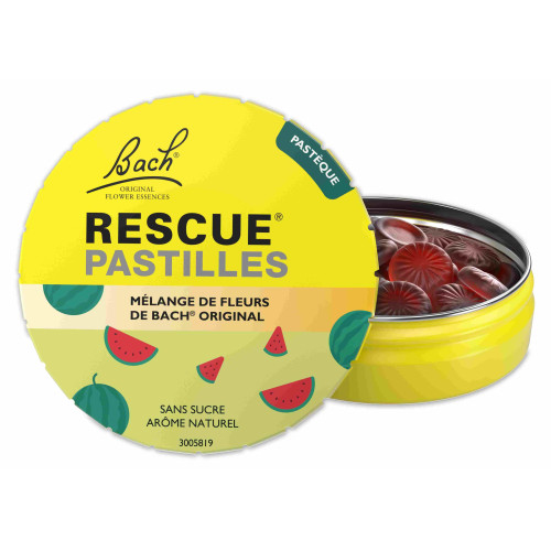 Fleurs de Bach Rescue Pastèque : Apaisement Instantané Sans Sucre