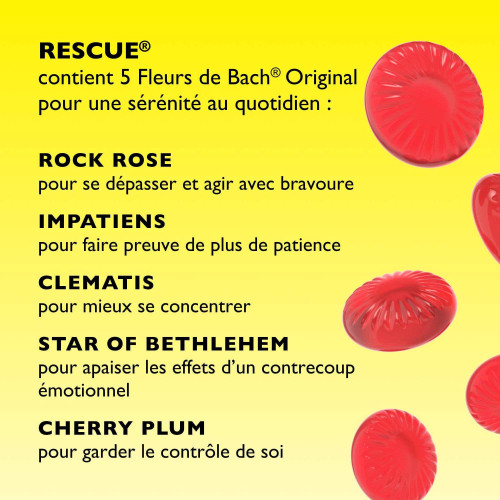 Fleurs de Bach Rescue Pastèque : Apaisement Instantané Sans Sucre