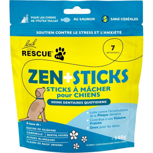 Fleurs de Bach Zen + Sticks : Apaisement naturel pour chien