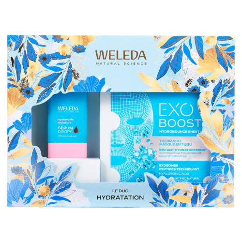 Weleda Coffret Hydratation : Sérum & Masque éclat peau repulpée