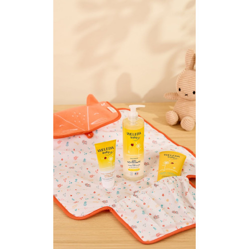 Kit Weleda Nomade : 3 soins + tapis - Calendula bio dès la naissance