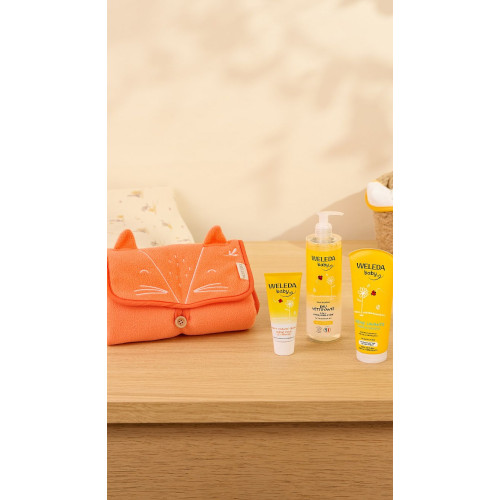 Kit Weleda Nomade : 3 soins + tapis - Calendula bio dès la naissance