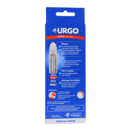 URGO Verrues Mains Pieds CRYO 38mL - Elimine efficacement - Pharma360