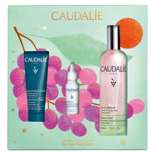 Caudalie Bestsellers : Coffret Éclat 100ml - Peau lumineuse & unifiée