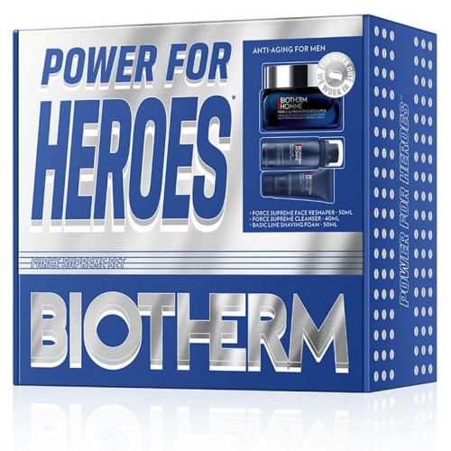 Biotherm Homme Coffret Force Suprême : Anti-âge & Rasage Doux