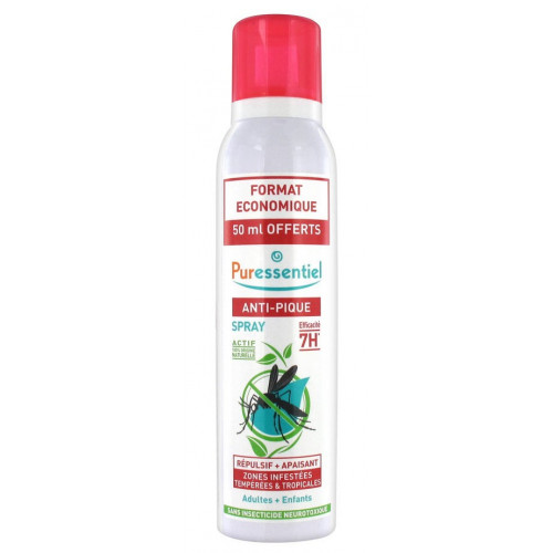 PURESSENTIEL ANTI-PIQUE Spray Repulsif + Apaisant Format Economique-8227