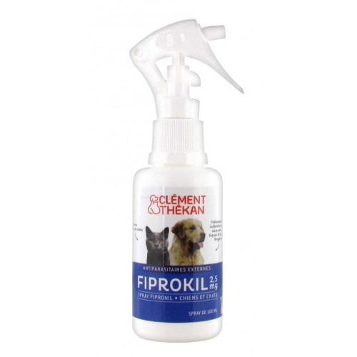CLEMENT THEKAN Fiprokil 2,5 mg Chat et Chien Spray 100 mL-8229