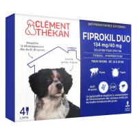 CLEMENT THEKAN Fiprokil Duo Chien 10 - 20 Kg 4 Pipettes-8231
