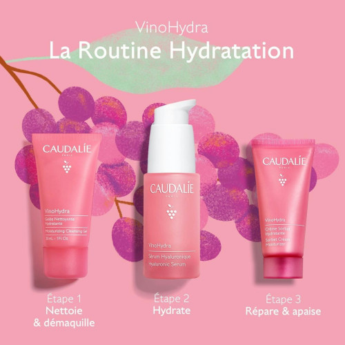 Caudalie VinoHydra Coffret : Hydratation intense pour peaux sèches