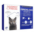 CLEMENT THEKAN Fiprokil Duo Chat 4 Pipettes-8234