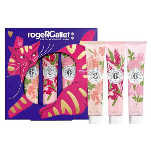 Roger&Gallet : Trio Crèmes Mains Noël - 3 Fragrances Nourrissantes