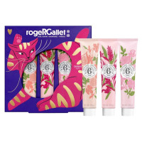 Roger&Gallet : Trio Crèmes Mains Noël - 3 Fragrances Nourrissantes