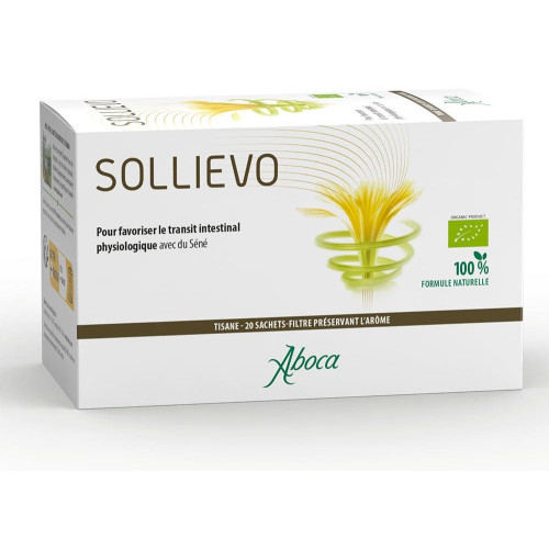 Aboca Sollievo : Tisane bio pour un transit régulier - 20 sachets