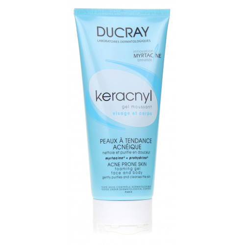 DUCRAY KERACNYL Gel Moussant Visage et Corps Tube-8243 DUCRAY KERACNYL Gel Moussant Visage et Corps Tube-8243