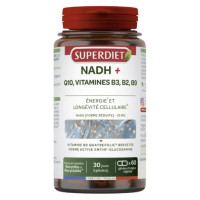 Superdiet NADH Réduit : Énergie & Longévité Cellulaire - 60 Gélules