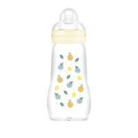 MAM Biberon Verre Feel Good 260mL - Chauffable, Stérilisable