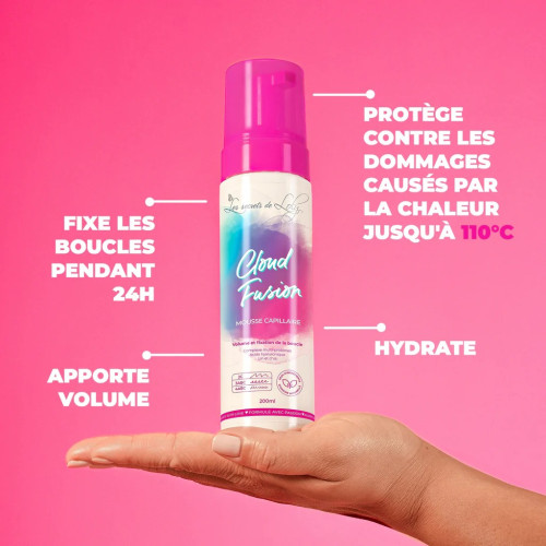 Cloud Fusion : Mousse Hydratante pour Boucles Définies & Souples