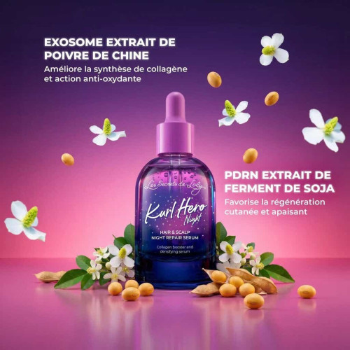 Sérum Nuit Loly Kurl Hero - Renforce & Répare Cuir Chevelu