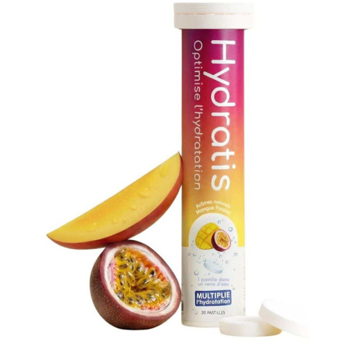 Hydratis Mangue Passion : Pastilles pour Hydratation Rapide
