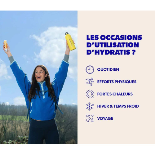 Hydratis Mangue Passion : Pastilles pour Hydratation Rapide