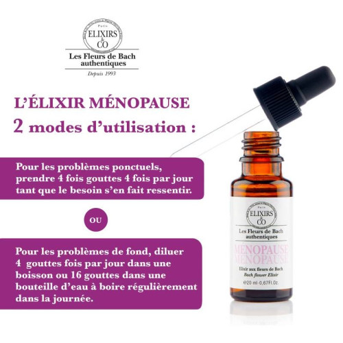 Elixirs & Co Ménopause 20ml Sérénité & Équilibre Parapharmacie en ligne