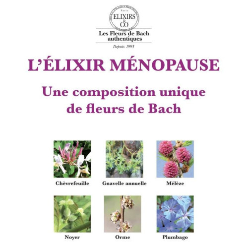 Elixirs & Co Ménopause 20ml Sérénité & Équilibre Parapharmacie en ligne