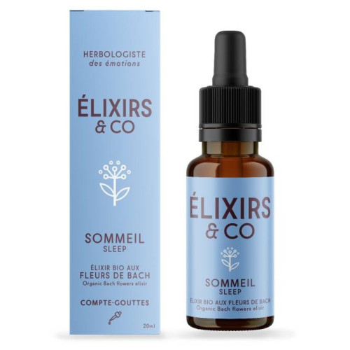 Elixirs & Co : Fleurs de Bach Sommeil - Apaisement Naturel 20ml