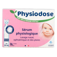 Gilbert Sérum Physiologique 30 Unidoses 5 ml Hygiène Bébé Pharma360