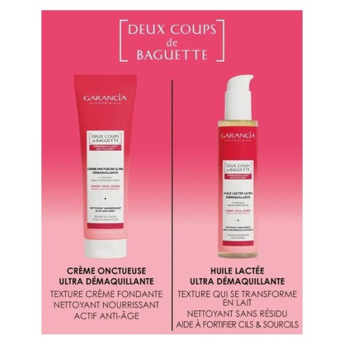 Garancia Crème Démaquillante : 2-en-1 Ultra-Nettoyante & Nourrissante