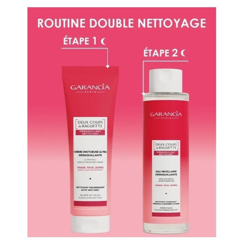 Garancia Crème Démaquillante : 2-en-1 Ultra-Nettoyante & Nourrissante
