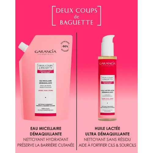 Eau Micellaire Garancia : Démaquillage Doux en 2 Coups