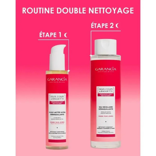 Eau Micellaire Garancia : Démaquillage Doux en 2 Coups