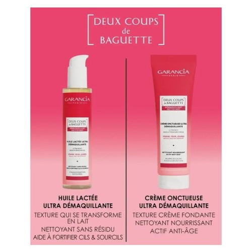 Garancia Huile Lactée : Démaquillage waterproof en 2 gestes