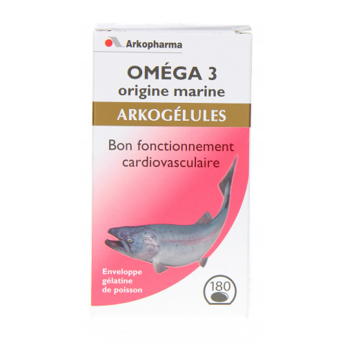 ARKOPHARMA Arkogélules Oméga 3, origine marine 180 Capsules-8275