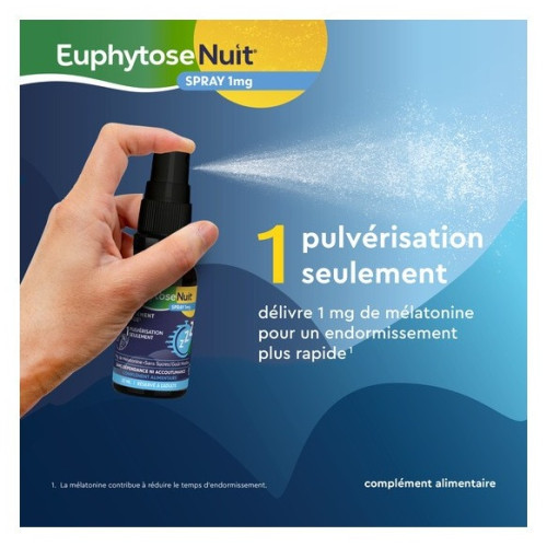 Bayer Euphytose Nuit Spray 20 ml Sommeil Rapide et Réparateur Pharma360