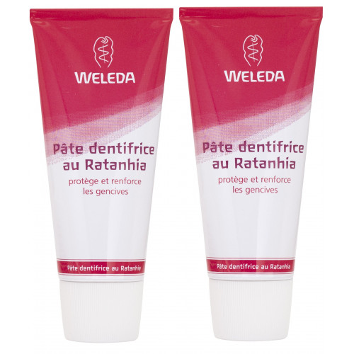 WELEDA Pâte Dentifrice au Ratanhia Lot de 2-8386