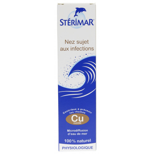 STERIMAR Cuivre 100mL - Protège Nez Sensibles et Prévient Infections