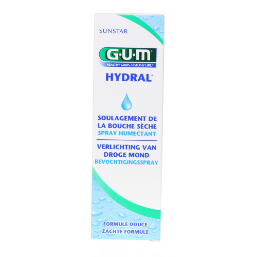 GUM Hydral Spray 50mL - Soulagement et Protection Bouche Sèche