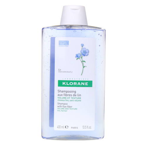 KLORANE Shampooing aux fibres de Lin 400 mL-8466 KLORANE Shampooing aux fibres de Lin 400 mL-8466