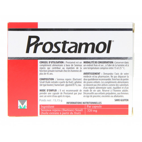 MENARINI Prostamol 30 comprimés - Soutien urinaire pour hommes 45+