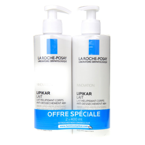 LA ROCHE POSAY LIPIKAR Lait Lot de 2-8533 LA ROCHE POSAY LIPIKAR Lait Lot de 2-8533