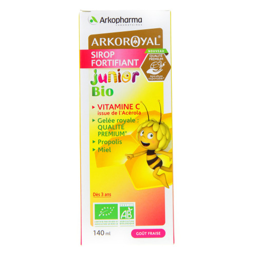 ARKOPHARMA Arko Royal Junior Sirop Fortifiant Bio 140mL