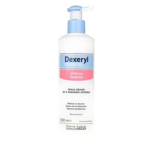 PIERRE FABRE Dexeryl Essentiel Crème Lavante Flacon Pompe 500 mL-8779