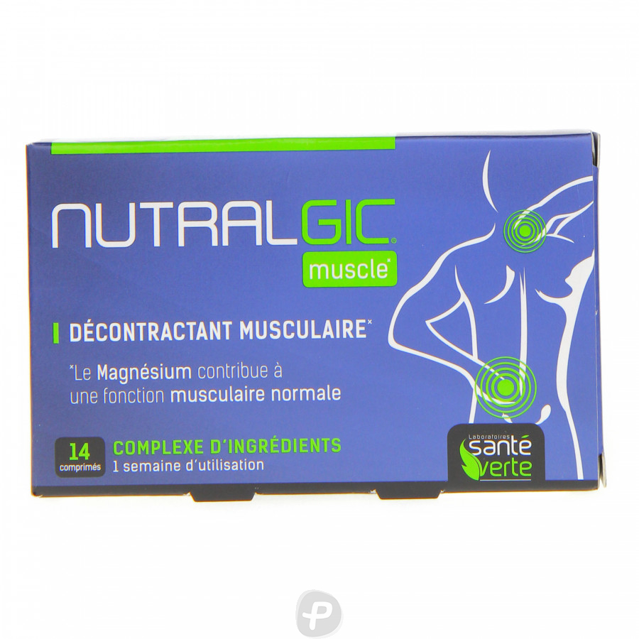 SANTE VERTE - Nutralgic Muscle Décontractant Musculaire - Pharma360